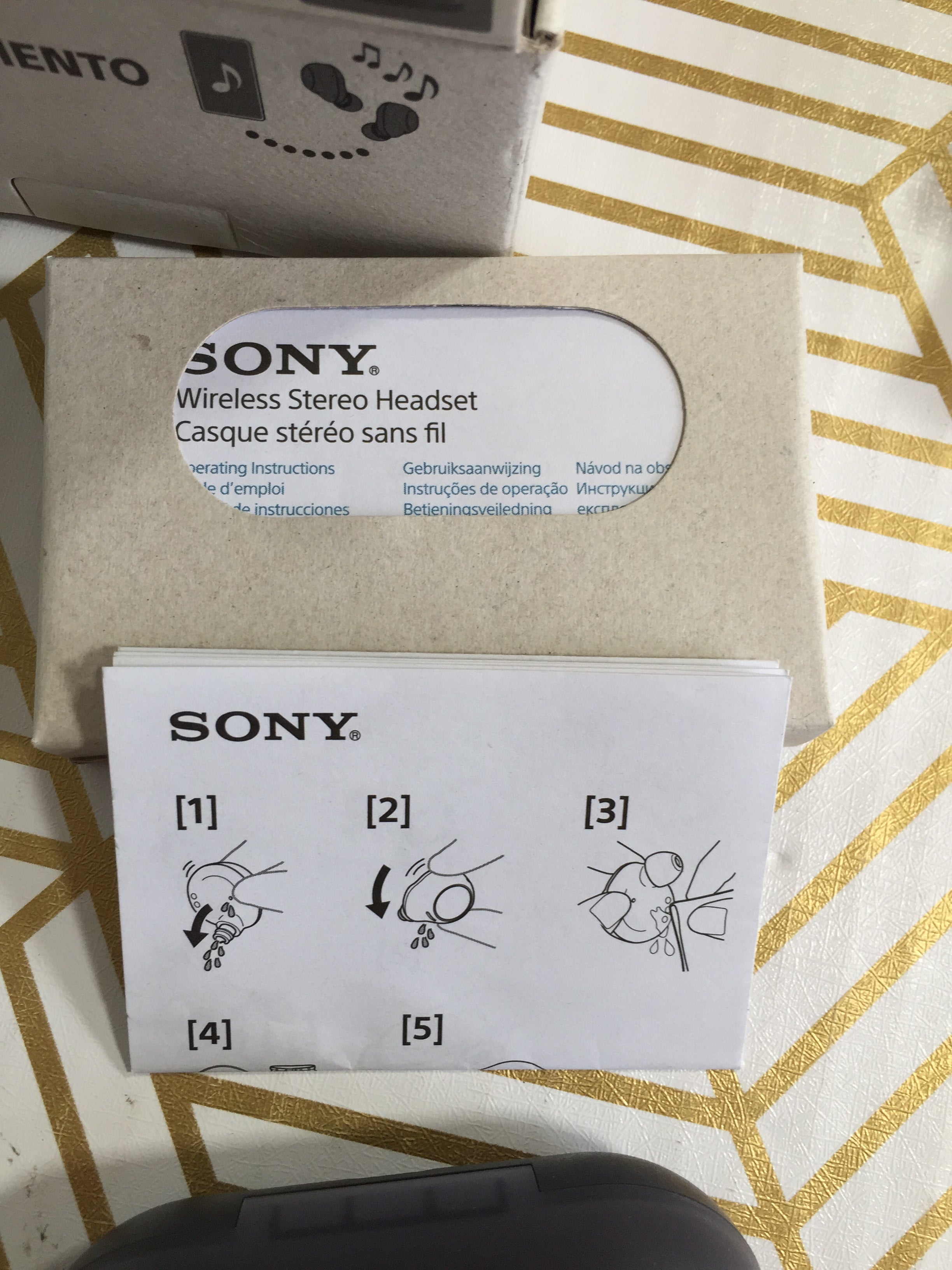 Sony WF-C500 Truly Wireless In-Ear Bluetooth Earbud Headphones Black (7677074079982)